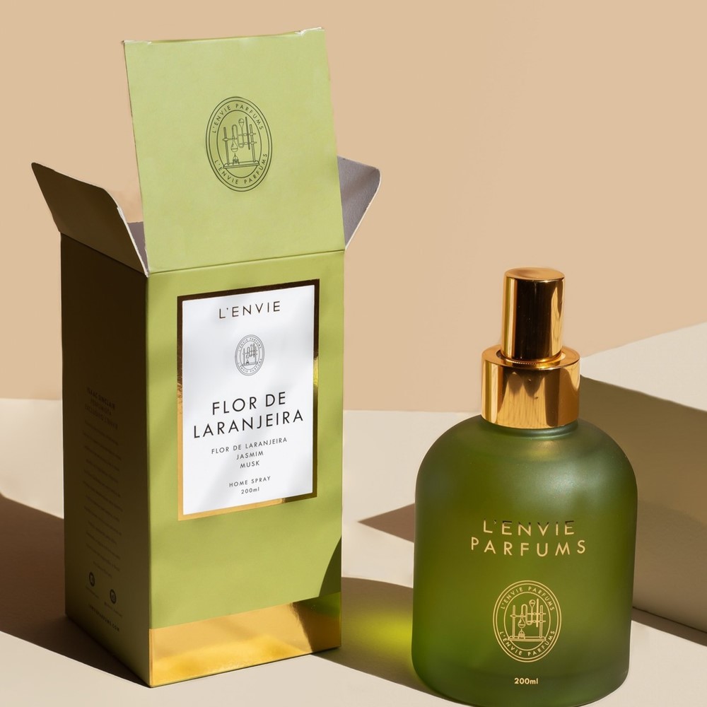 Kit 3 Aromatizante Home Spray Flor de Laranjeira Floral Cítrico Lenvie 200ml - Imagem 4