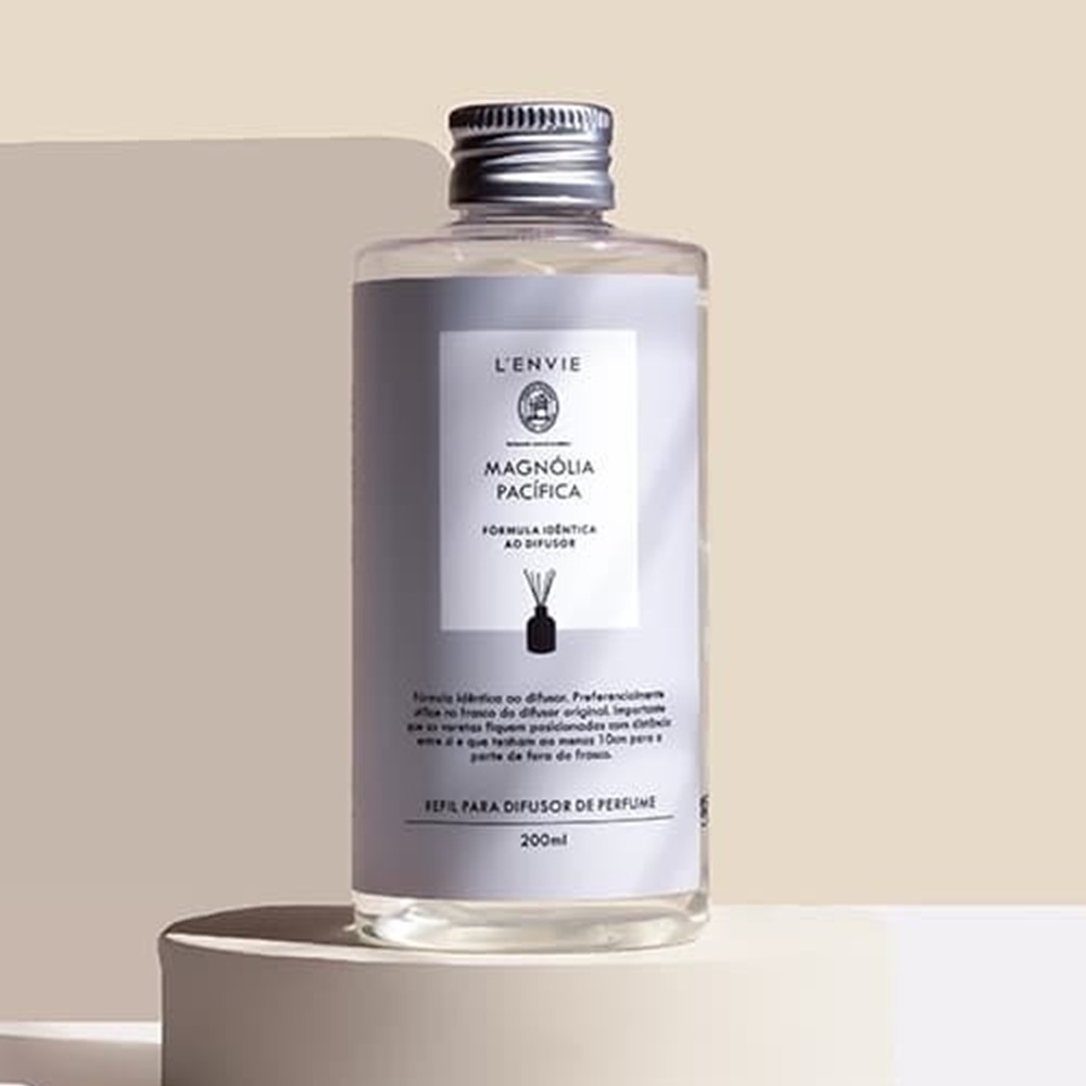 Refil de Difusor de Perfume Magnólia Pacífica Lenvie 200ml - Imagem 3