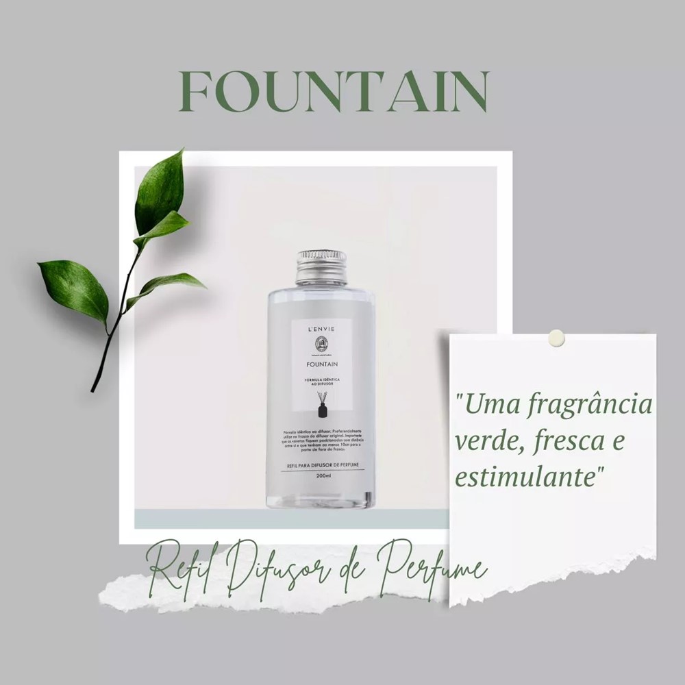 Refil de Difusor de Perfume Fountain Lenvie 200ml - Imagem 3