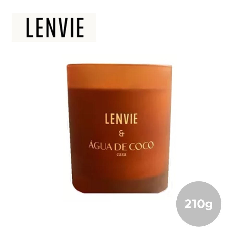 Vela Perfumada Terra do Sol Lenvie + Água de Coco 210g - Imagem 3