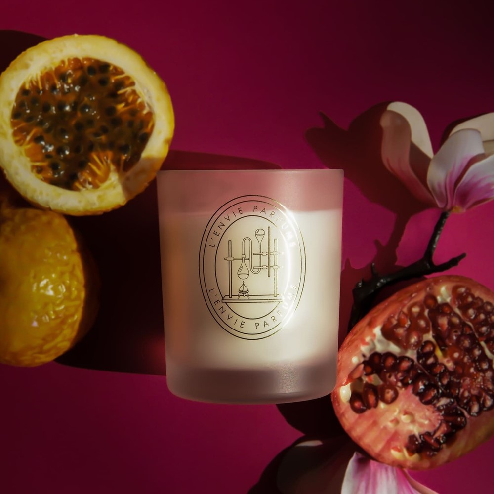Vela Perfumada Magnólia Pacífica Arabesc 210g Lenvie - Imagem 3