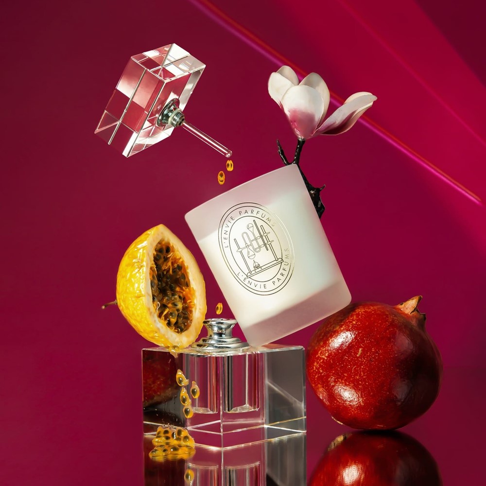 Vela Perfumada Magnólia Pacífica Arabesc 210g Lenvie - Imagem 4