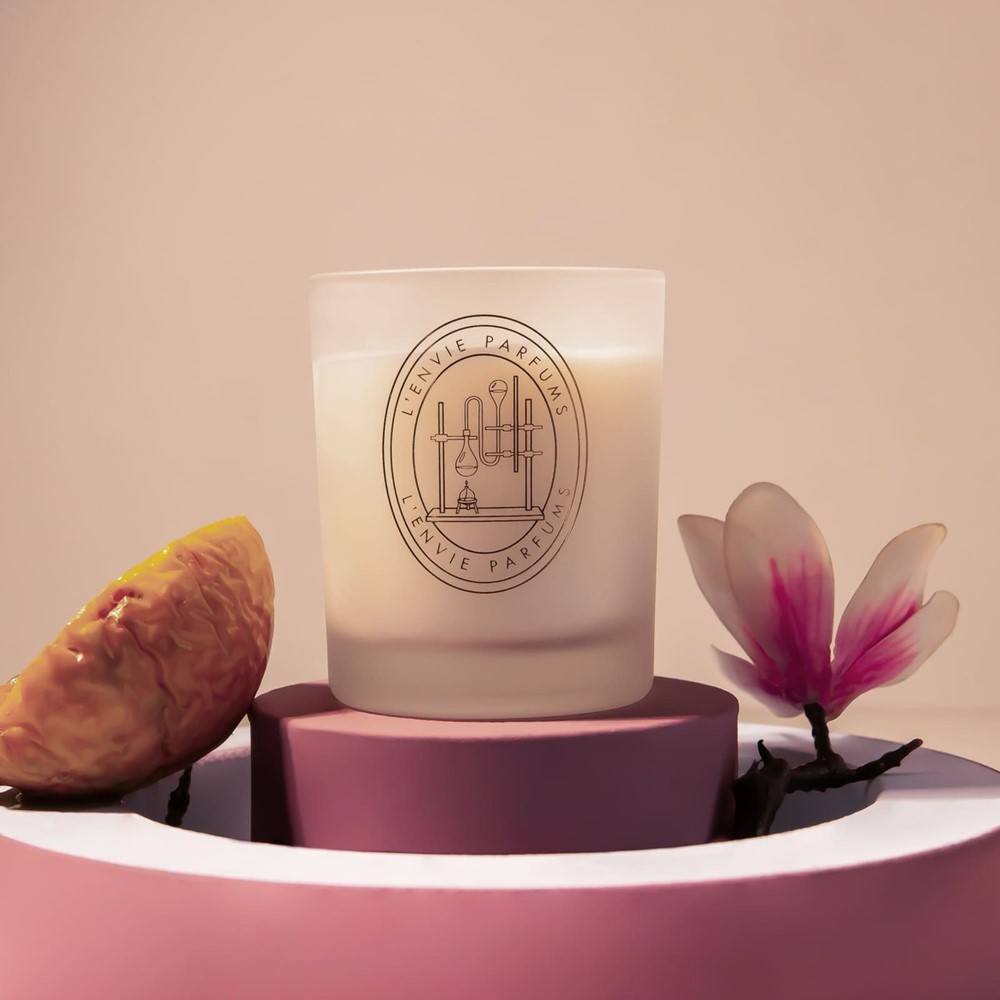 Vela Perfumada Magnólia Pacífica Arabesc 210g Lenvie - Imagem 5